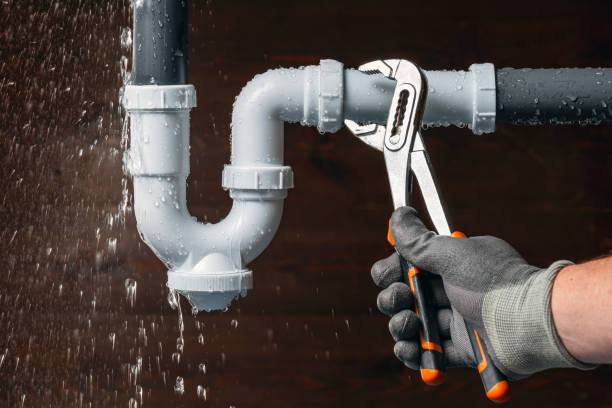 Professional Plumbing technician working in Combined Locks, WI